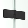 NEW TRENDY Kabina prysznicowa podwójne drzwi składane NEW SOLEO BLACK 70x80x195 D-0233A/D-0238A